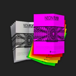 Neon Falzflyer